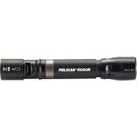 5050R Flashlight, LED, 393 Lumens, Rechargeable Batteries - Pelican 05050R-0000-110