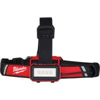 Lampe frontale USB &agrave; profil bas, DEL, 600 lumens, 2 hres de fonctionnement, piles Rechargeable - Milwaukee 2115-21