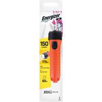 Intrinsically Safe&reg; Handheld Flashlight, LED, 150 Lumens, D Batteries - Energizer ENISHH25E