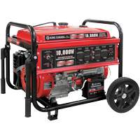 G&eacute;n&eacute;ratrice &agrave; essence &agrave; d&eacute;marreur &eacute;lectrique, 10000 W de surtension, 7500 W nominale, 120 V/240 V, R&eacute;servoir de 25 L - King Canada KCG-10001GE