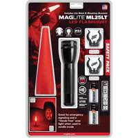 Ensemble de lampes de poche de s&eacute;curit&eacute;, DEL, 192 lumens, Piles C - Maglite ML25LT-J201G