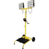 Chariot &agrave; lampe Beacon978 avec treuil, DEL, 150 W, 22500 lumens, Boîtier en Aluminium - Lind Equipment LE978LED-CART-TD-W