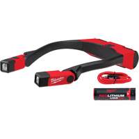 Lampe de travail USB Redlithium 400L, Lampe tour de cou, Rechargeable, 400 lumens - Milwaukee 2117-21