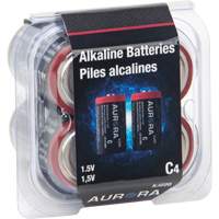 Piles alcalines industrielles, C, 1,5 V - Outils Aurora 