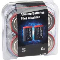 Piles alcalines industrielles, D, 1,5 V - Outils Aurora 