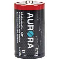 Piles alcalines industrielles, D, 1,5 V - Outils Aurora 