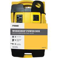 Bloc d'alimentation pour atelier, 8 Prise(s), 6', 15 A, 1875 W, 125 V - Prime PB801130