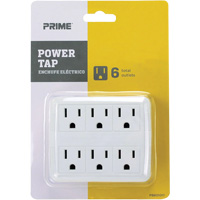 Prise d'alimentation, 6 Prise(s), 15 A, 1875 W, 125 V - Prime PB801011