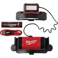 Lampe frontale USB Redlithium Bolt, DEL, 600 lumens, 4 hres de fonctionnement, piles Rechargeable - Milwaukee 2118-21