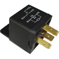 Mini relais unipolaire &agrave; une direction avec r&eacute;sistance, Prise, 40 A, 12 V -  