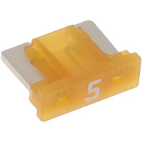 Fusible &agrave; lames pour automobiles LP de la s&eacute;rie MINI, Cartouche, 5 A, 58 V - Littelfuse LMIN005.V-LIT