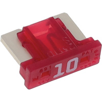 Fusible &agrave; lames pour automobiles LP de la s&eacute;rie MINI, Cartouche, 10 A, 58 V - Littelfuse LMIN010.V-LIT