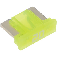 Fusible &agrave; lames pour automobiles LP de la s&eacute;rie MINI, Cartouche, 20 A, 58 V - Littelfuse LMIN020.V-LIT