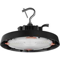 UFO High Bay Light, LED, 120 - 347 V, 100 W, 7.3" H x 11" W - Sylvania 63034-594313810
