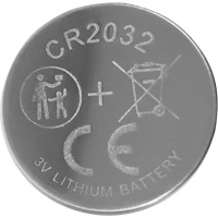 CR2032 Lithium Battery, 3 V - Aurora Tools 