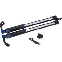 Baladeuse sous-capot pliante, Crochet, Rechargeable, 1400 lumens - Outils Aurora 