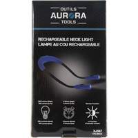 Lampe de travail, Lampe tour de cou, Rechargeable, 300 lumens - Outils Aurora 