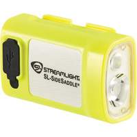 Lampe de casque SL-SIDESADDLE USB pour casques et casques de s&eacute;curit&eacute;, DEL, 350/320/400 lumens, 6,25/7/5 hres de fonctionnement, piles Rechargeable - Streamlight 61631