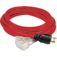 Generator Extension Cord with Tritap, STW, 10 AWG, 3 Outlet(s), 25' - King Canada K-L530-25-3T