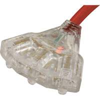 Generator Extension Cord with Tritap, STW, 10 AWG, 3 Outlet(s), 25' - King Canada K-L530-25-3T