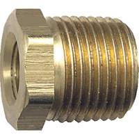 R&eacute;duction m&acirc;le-femelle pour tuyau, 3/8" x 1/4", NPT x FPT, Laiton - Fairview Fittings 110-CB