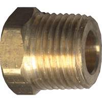 Bouchon creux &agrave; t&ecirc;te hexagonale, Tuyau, 1/8" dia., Laiton - Fairview Fittings 121-A
