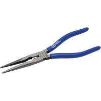 Needle Nose Straight Pliers with Cutter Vinyl Grips - Gray Tools B232B