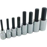 Jeu de douilles &agrave; t&ecirc;te hexagonale SAE, Hexagonale, Prise 1/2", 8 mr - Gray Tools DW24LS