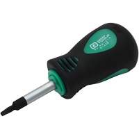 Tournevis court pour vis &agrave; t&ecirc;te carr&eacute;e creuse, Tige de #1, Ronde, 3-1/4" lo, Prise en Coussin&eacute;e - Gray Tools RB121A