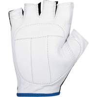 Vibration Dampening Fingerless Gloves, Size X-Large, Goatskin Palm - Barry & Boulerice 76F33RXL