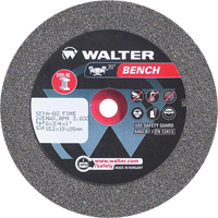 Meule d'&eacute;tabli, 6" x 3/4", Arbre de 1", 1 - Walter Technologies Pour Surface 12E328