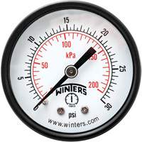 Manom&egrave;tre &eacute;conomique,  2", 0 - 30 psi, Fixation arri&egrave;re, Analogique - Winters PEM1402