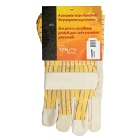 Fitters Patch Palm Gloves, Large, Grain Cowhide Palm, Cotton Inner Lining - Zenith Safety Products 