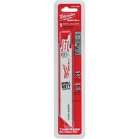 Sawzall&reg; Metal-Cutting Blade, Bi-Metal, 10 TPI, 6" L - Milwaukee 48-00-5092