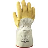 99NFW Heavy-Duty Gloves, 10/Large, Rubber Latex Coating, Cotton Shell - Showa 99NFW-10