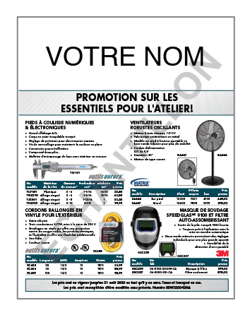 Shop Essentials Flyer