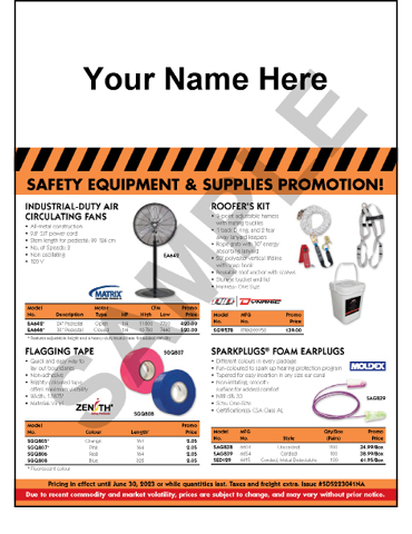 Safety Flyer