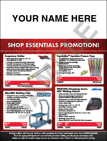 Shop Essentials Flyer