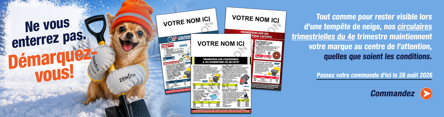 Les circulaires du 4e trimestre sont arrivées!