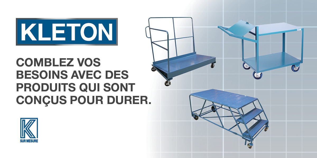 Publicité des produits personnalisés de Kleton