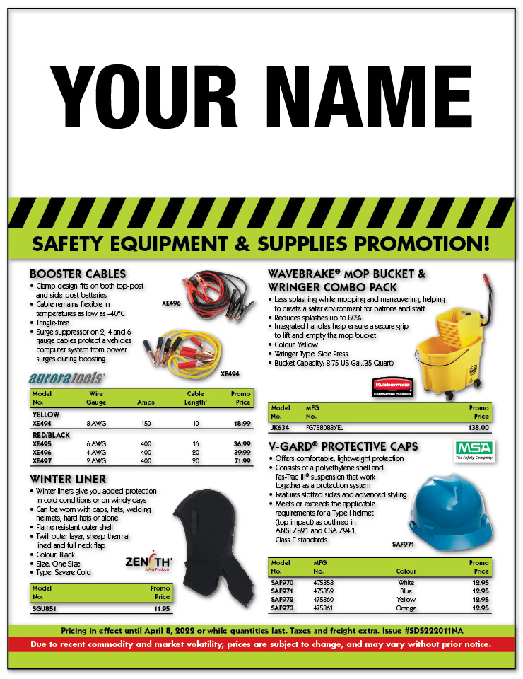 Safety Flyer