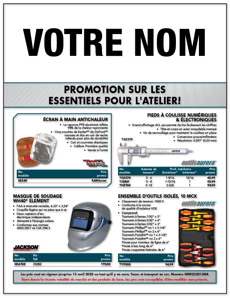 Shop Essentials Flyer