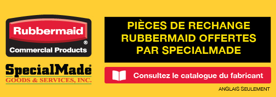 Catalogue SpecialMade de pièces de rechange d'origine Rubbermaid